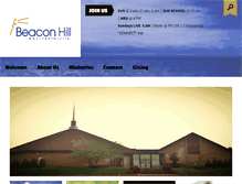 Tablet Screenshot of beaconhillbaptist.com